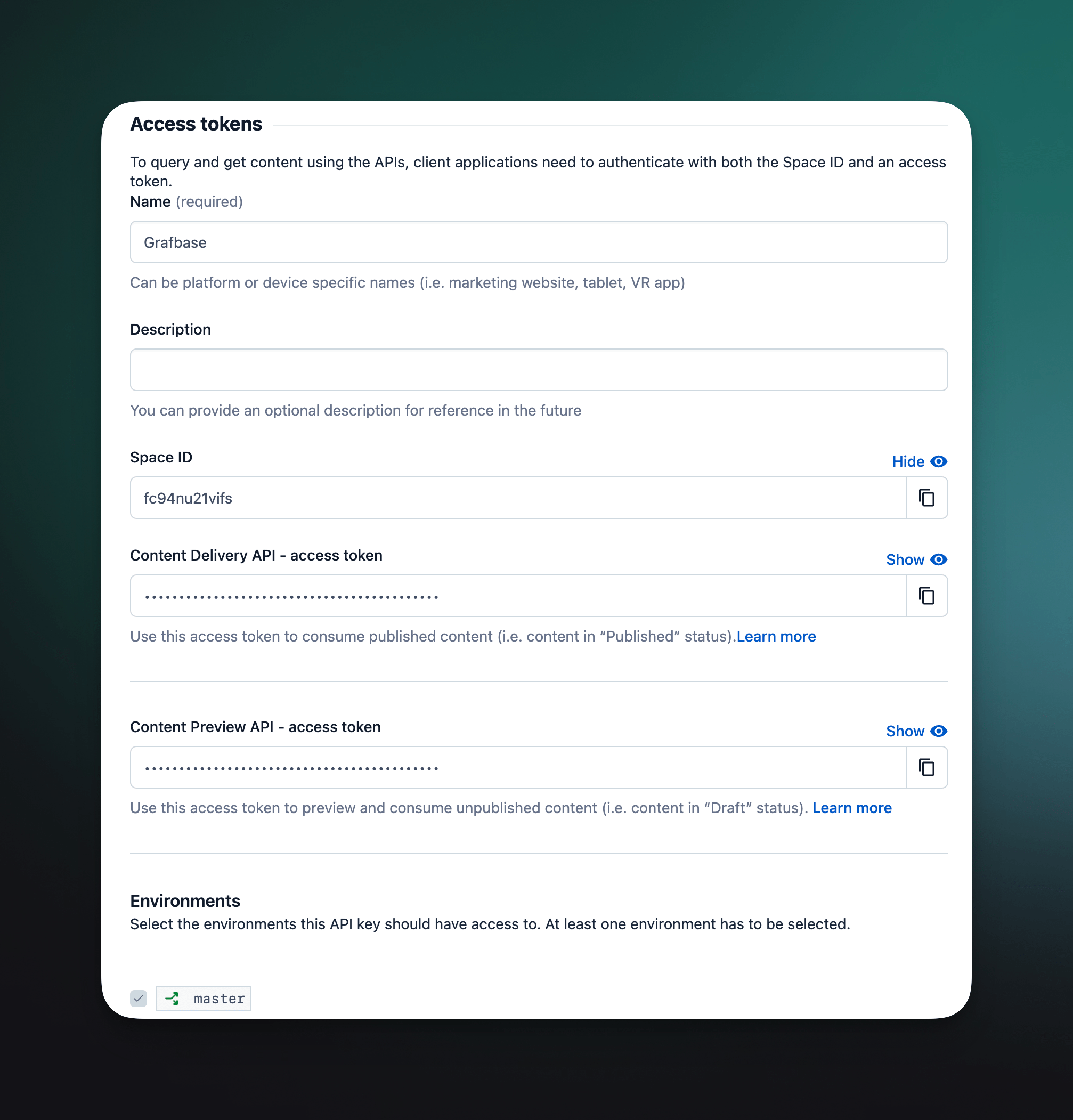 API Access